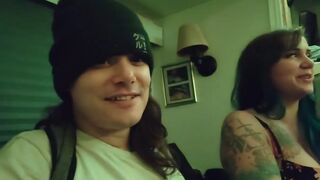 Drunk guy loses his mind after seeing his gf kissing another man in his RV.