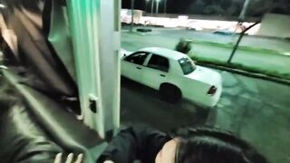 Drunk guy loses his mind after seeing his gf kissing another man in his RV.