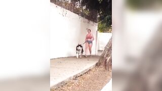 Had to Show you How Bouncy and Happy this Dog Is....