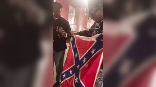 Black Dude Describes that The Confederate Flag is Actually the "Battle Flag"
