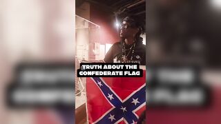 Black Dude Describes that The Confederate Flag is Actually the "Battle Flag"