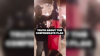 Black Dude Describes that The Confederate Flag is Actually the "Battle Flag"