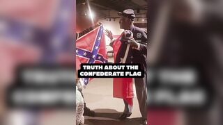 Black Dude Describes that The Confederate Flag is Actually the "Battle Flag"