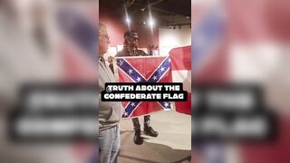 Black Dude Describes that The Confederate Flag is Actually the "Battle Flag"