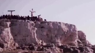 Understand this: The movies and shows about the crucifixion have been tame when compared to what He actually went through. Even The Passion Of The Christ was forced to hold back a little in order to avoid an X rating.