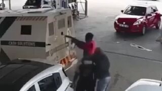 Brazen Cash Truck Robbery at Gas Station in Broad Daylight
