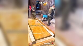 Our "greatest ally" is at it again trying to separate people from Christian Holy Sites in Jerusalem