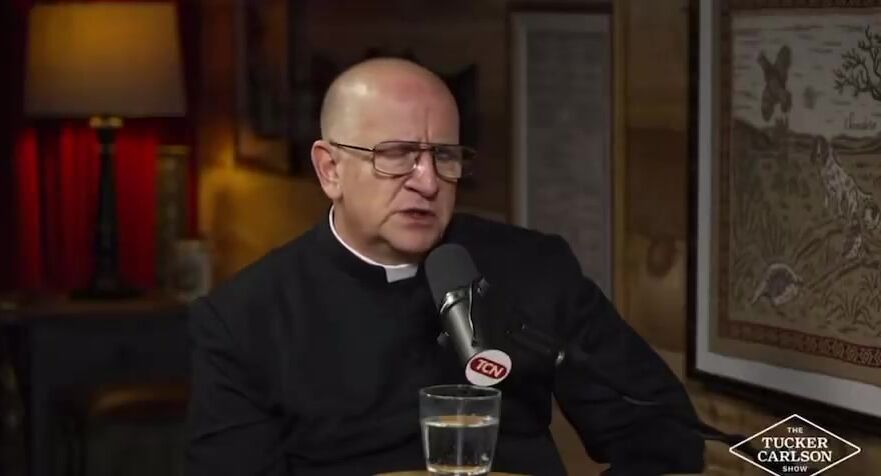 Father Chad Ripperger tells Tucker Carlson sugar is a big addiction ...