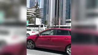 Insane Footage of Turkish security teams and shoot out, with terrorist, who has killed at least two people this morning at the Israeli Consulate in Turkey.