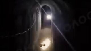 Hamas Fighter Records His Last Moments as IDF Floods Tunnels with Seawater.