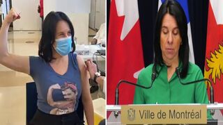 Pro-Vax Mayor of Montreal Collapses on Live TV.