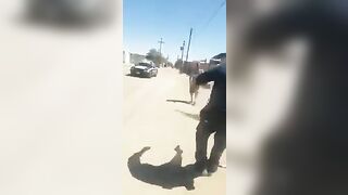 Mexican Woman Records the Death of her Husband for Not Listening to Policía