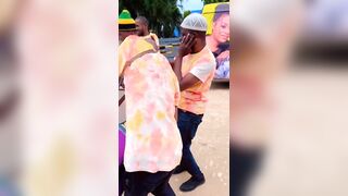 Animalistic Lady thinks God gave her those Boobs to Play Drums and Beat Others with them