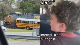 Driver of school bus clipped by train in Florida facing 29 counts of child neglect charges