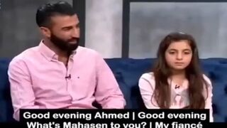DISTURBING AF: Arabic TV Show Interviews a Man and His 10-Year-Old Fiancé. (Met her at 8-Years-Old)