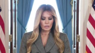 Melania Trump responds to critics claiming she met Trump through Epstein