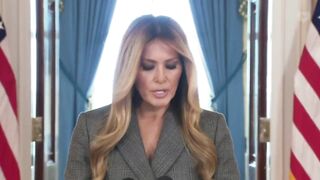 Melania Trump responds to critics claiming she met Trump through Epstein