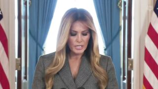 Melania Trump responds to critics claiming she met Trump through Epstein