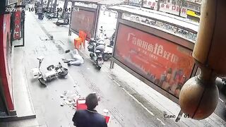 Don't ride on the sidewalk !