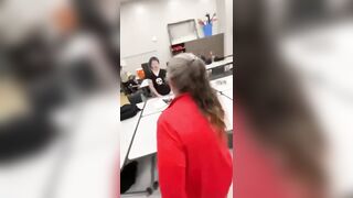 Bad Immature Teacher makes Fun of Fat Girl in her Class..Crazy