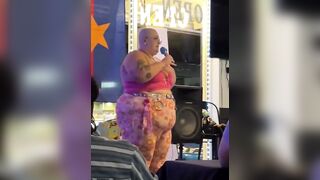 Trans non-binary ‘comedian’ and body positivity activist attempting to crack jokes