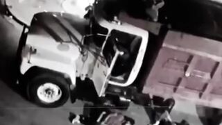 Truck Driver Forgets Something after a Long Nap Break...Just Watch