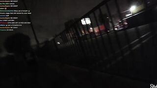 Streamer was nearly caught in the crossfire during a random shootout at car takeover