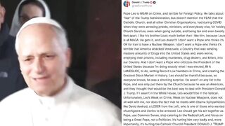 WOW! President Trump just went OFF on Pope Leo "I like his brother Louis much better