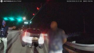 'Get away!' Florida deputies leap as car slams patrol cruiser during stop