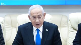 Benjamin Netanyahu says the Trump administration reports directly to him on a daily basis about Iran.