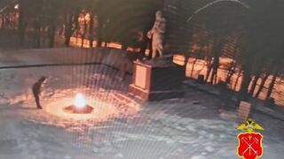 Migrants Extinguished The Eternal Flame in St. Petersburg.. Russia Now Deporting Them and Their Entire Families.