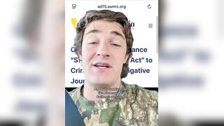 Scummy Newscum wants to make it illegal to investigate them!