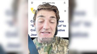 Scummy Newscum wants to make it illegal to investigate them!