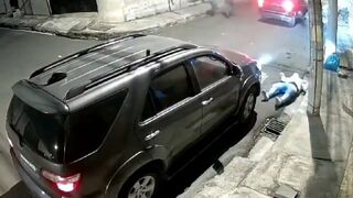 Assassins make a Good Effort...but The Terminator is in that Car they're Trying to Rob..Watch (Info in Descrip)