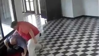 Oklahoma school principal tackling a shooter and preventing him from opening fire