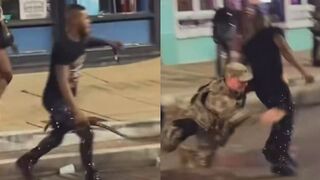 Content Creator "South Memphis HypeMan" Tackled By National Guards