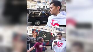 Aloo-at-bar ... Sneako just got got Sneako'd while streaming in NYC