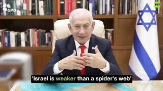 Benjamin Netanyahu dismisses all talks of peace and says Israel is about to conquer..
