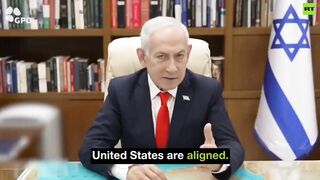 Benjamin Netanyahu dismisses all talks of peace and says Israel is about to conquer..