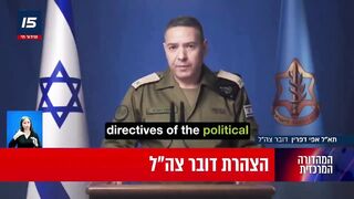 The IDF says they will break any ceasefire and continue bombing Iran at any time of t