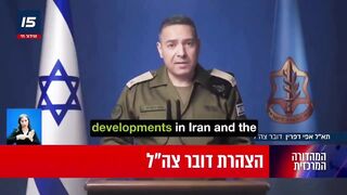 The IDF says they will break any ceasefire and continue bombing Iran at any time of t