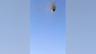 Hot air balloon carrying 21 people catches fire and crashes killing at least 8