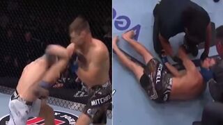 BRUTAL: KO at UFC296 Left Bryce Mitchell in a Death Rattle Seizure.