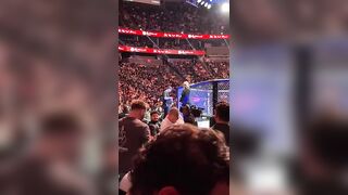 Sean Strickland Attacks Dricus Du Plesis in the Crowd at UFC 296! (2 Angles)