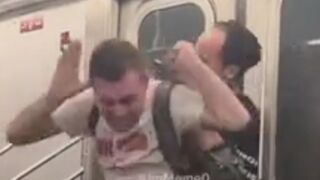 Just another day on liberal cesspool NYC public transportation