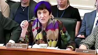 Purple haired Democrat Rep Rosa DeLauro has unhinged meltdown over MILK.