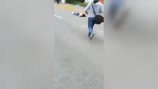Hospital Female University Student unfortunately Jumps to her Death in Front of Traumatized People