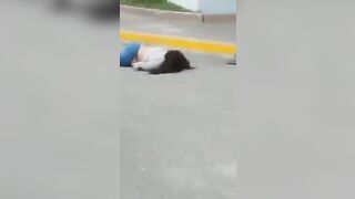 Hospital Female University Student unfortunately Jumps to her Death in Front of Traumatized People