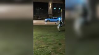 Robot Chasing Wild Boars