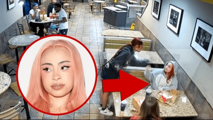 Ice Spice was slapped by a fan inside of an L.A. McDonald's